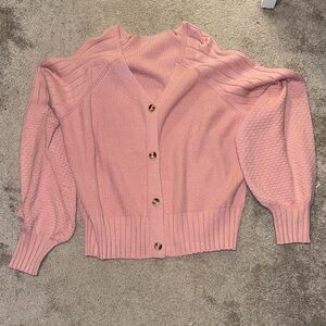 Trendy Boutique Soft Dusty Pink Cardigan